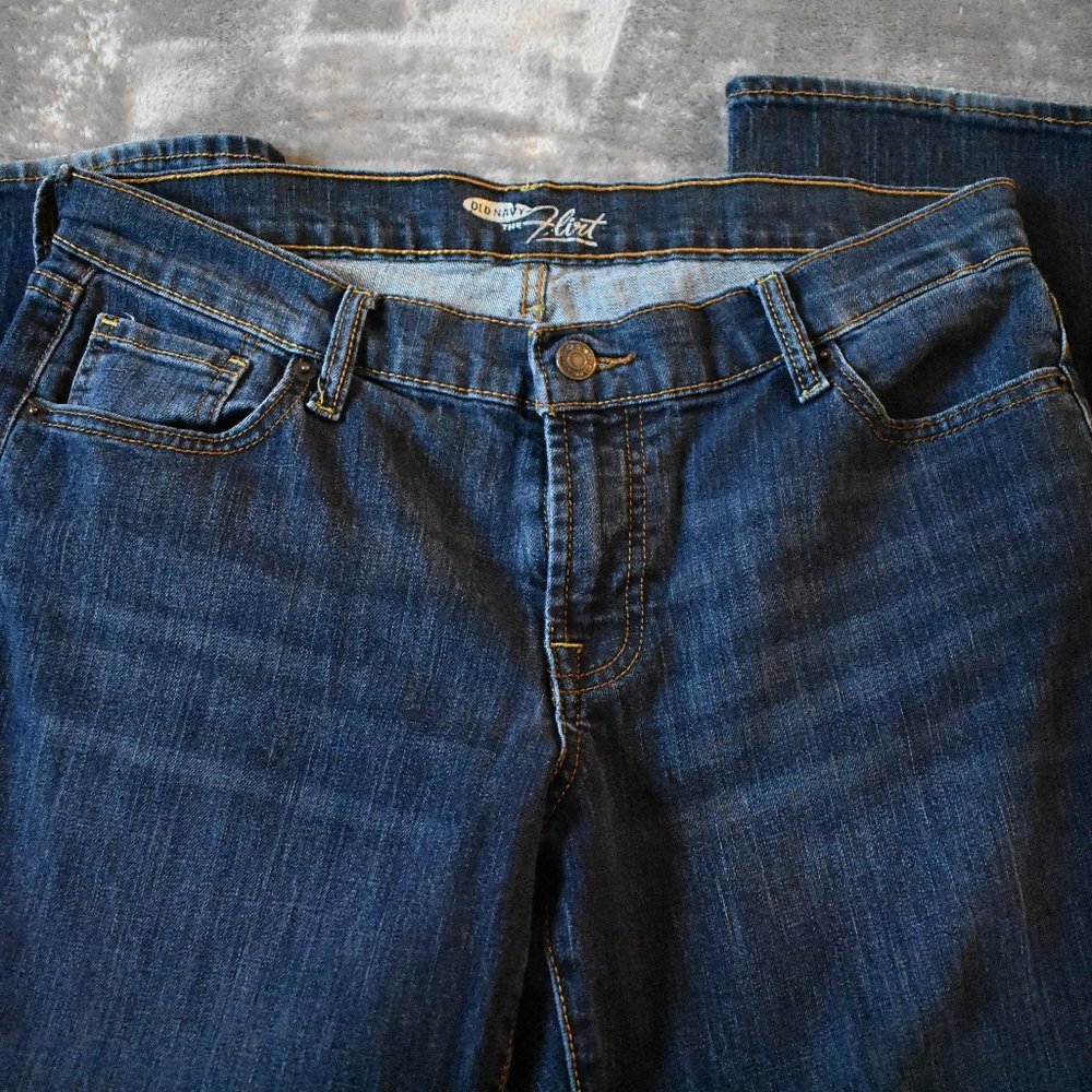 EUC Old Navy The Flirt Blue Jeans - Picture 6 of 12